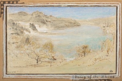 Cataratas del Rin de Albert Goodwin
