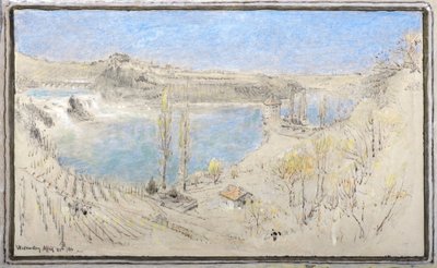 Cataratas del Rin de Albert Goodwin