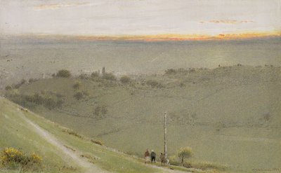 Glastonbury, 1924-25 de Albert Goodwin