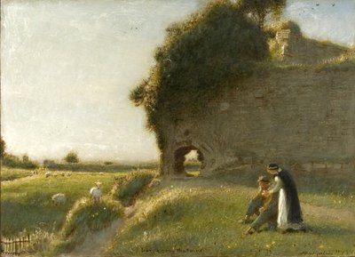 Amor entre las ruinas, Pevensey de Albert Goodwin