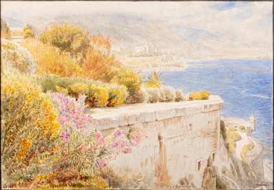 Mónaco (acuarela) de Albert Goodwin