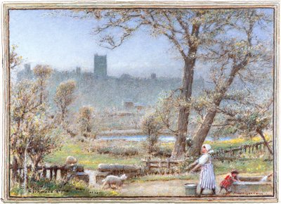 Richmond, Yorkshire de Albert Goodwin