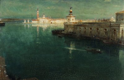 San Giorgio desde los tejados, 1905-1906 de Albert Goodwin