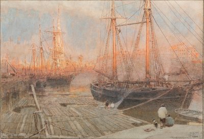 Santa María Redcliffe, Bristol de Albert Goodwin
