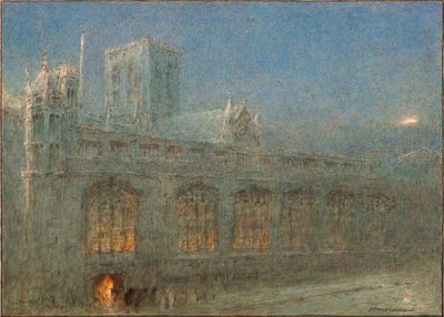 Iglesia del Campanario, York (acuarela) de Albert Goodwin