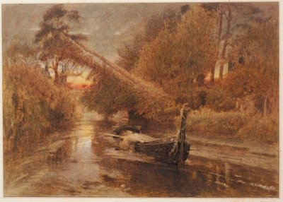 La dama de Shalott de Albert Goodwin