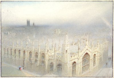 La lluvia del cielo, 1922 de Albert Goodwin