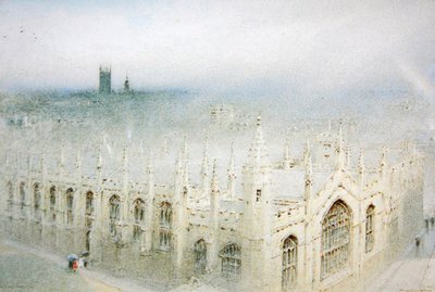 La Lluvia del Cielo, All Souls, Oxford de Albert Goodwin