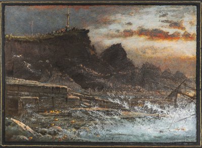 El Pecio, Hartland, Cornualles de Albert Goodwin
