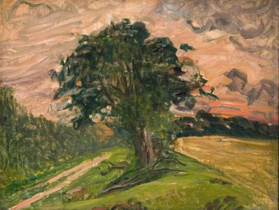 Paisaje vespertino. Tisvilde de Albert Gottschalk