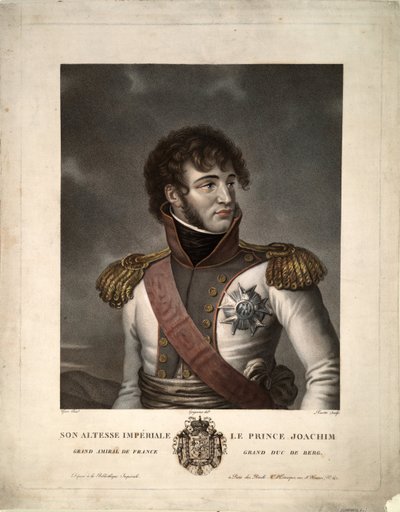 Retrato de Joachim Murat, ca 1806 de Albert Gregorius