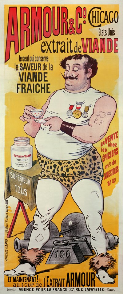Armour and Co, Chicago (cartel) de Albert Guillaume