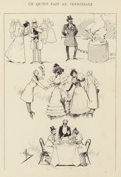 Lo que se hace en la inauguración de Albert Guillaume