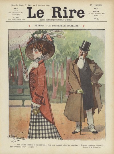 Ilustración para Le Rire de Albert Guillaume