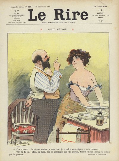 Ilustración para Le Rire de Albert Guillaume