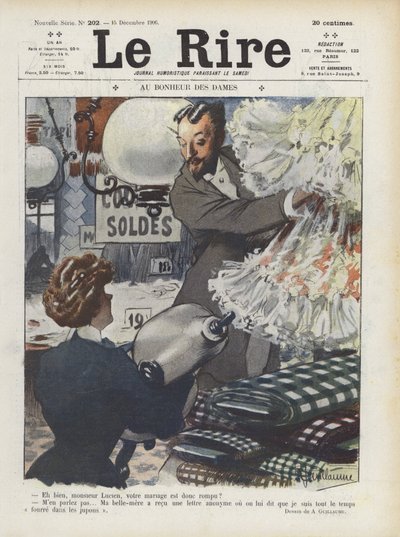 Ilustración para Le Rire de Albert Guillaume
