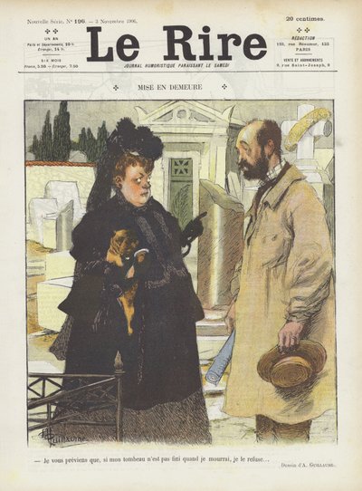 Ilustración para Le Rire de Albert Guillaume