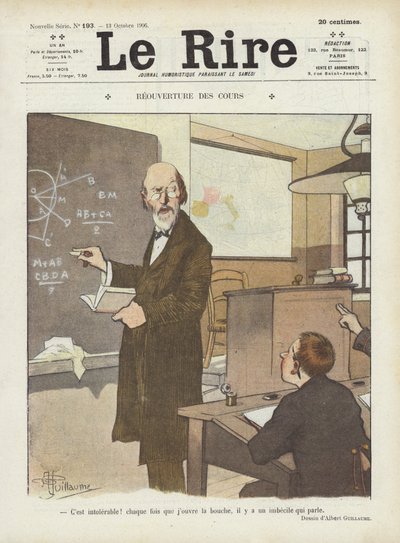 Ilustración para Le Rire de Albert Guillaume