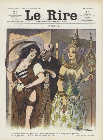 Ilustración para Le Rire de Albert Guillaume
