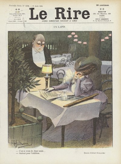 Ilustración para Le Rire de Albert Guillaume