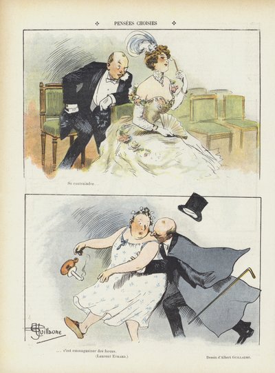 Ilustración para Le Rire de Albert Guillaume