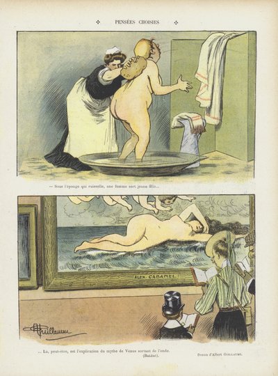 Ilustración para Le Rire de Albert Guillaume