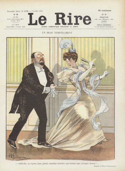 Ilustración para Le Rire de Albert Guillaume