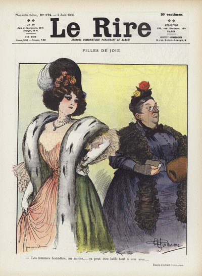 Ilustración para Le Rire de Albert Guillaume