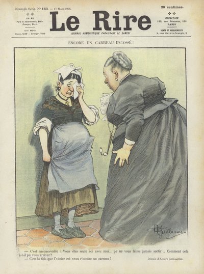 Ilustración para Le Rire de Albert Guillaume