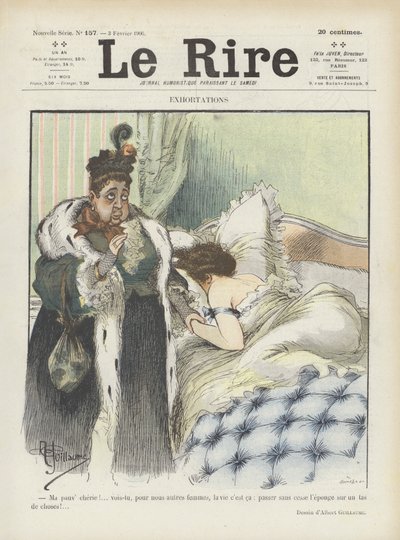 Ilustración para Le Rire de Albert Guillaume