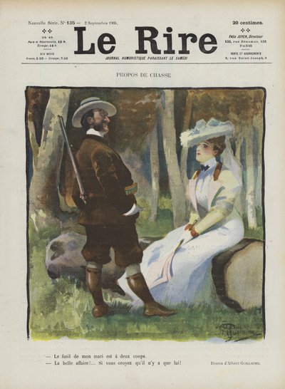 Ilustración para Le Rire de Albert Guillaume