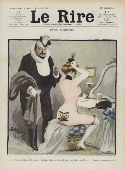 Ilustración para Le Rire de Albert Guillaume
