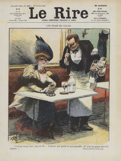 Ilustración para Le Rire de Albert Guillaume