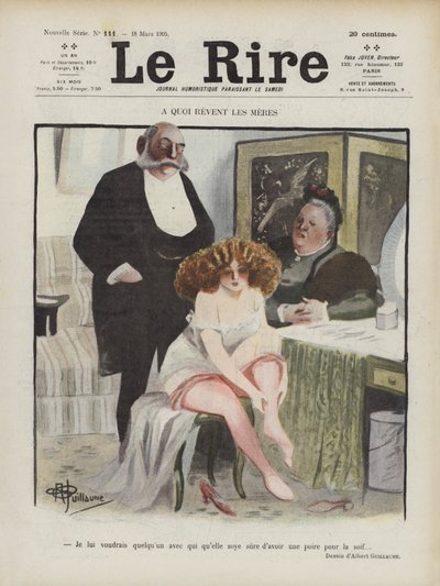 Ilustración para Le Rire de Albert Guillaume