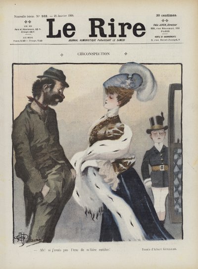 Ilustración para Le Rire de Albert Guillaume