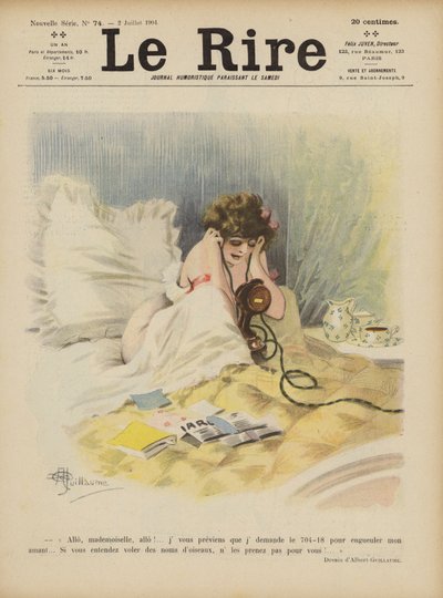 Ilustración para Le Rire de Albert Guillaume
