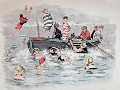 La barca de Dante en “Etoile de mer”. A. Guillaume. Ediciones Simonis Empis, París de Albert Guillaume