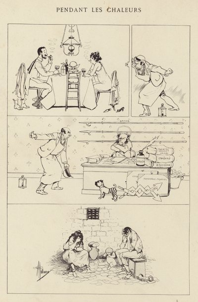 Durante los calores de Albert Guillaume