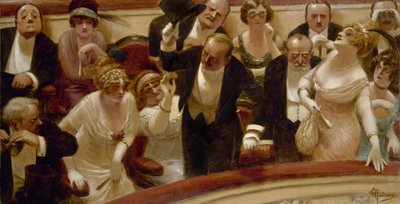 Los rezagados, hacia 1914 (óleo sobre lienzo) de Albert Guillaume