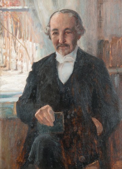 Retrato del poeta Zacharias Topelius 1818-1898 de Albert Gustaf Aristides Edelfelt