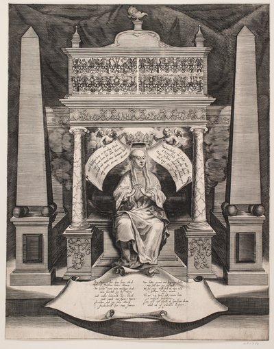 Elisabeth Lunge. Hoja conmemorativa de Albert Haelwegh