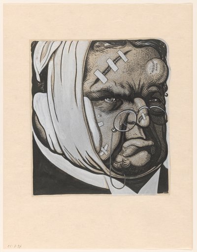 Caricatura de Abraham Kuyper, tras el viaje a Bruselas y el caso van Heeckeren de Albert Hahn (I)