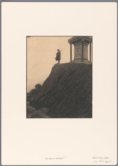 Diseño para una caricatura política: El centinela solitario de Albert Hahn (I)