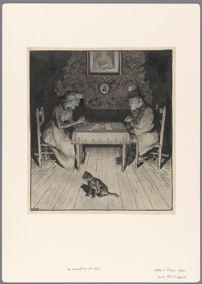 Proyecto de caricatura política: La predicción para 1917 de Albert Hahn (I)