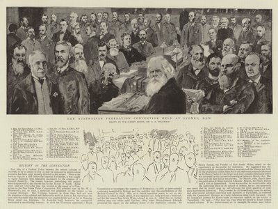 La Convención de la Federación Australiana celebrada en Sídney, NSW de Albert Henry Fullwood
