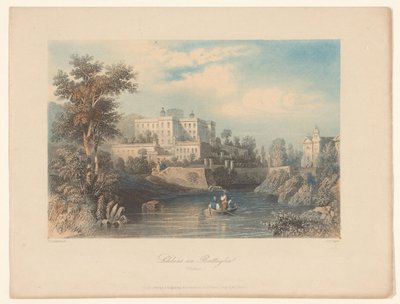 Vista del Castello del Catajo en Battaglia Terme Castillo de Battaglia (Padua) (título sobre objeto) de Albert Henry Payne
