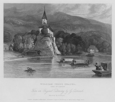 Capilla de Guillermo Tell, Lago de Ginebra, Suiza de Albert Henry Payne