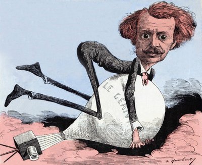 Caricatura de Nadar por Albert Humbert de Albert Humbert
