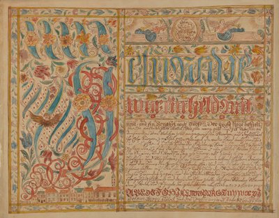 Fraktur de Albert J. Levone