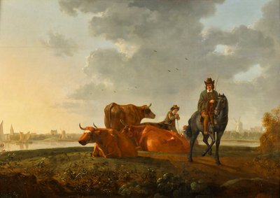 pasto junto al río de Albert Jacobsz Cuyp